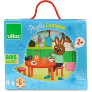 Puzzle la maison coffret bois - 2643