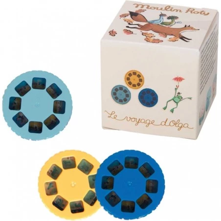 3 disques à histoires Le voyage d'Olga Moulin Roty - 714368