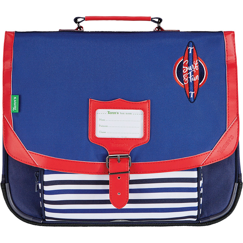 Cartable 38 cm Tann's Hugo marinière - 38223