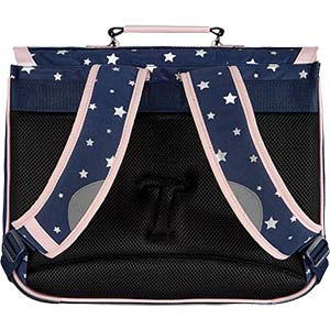 Cartable 38 cm Tann's Suzanne Marine/ rose argent - Tann's - 44282 – Image 3