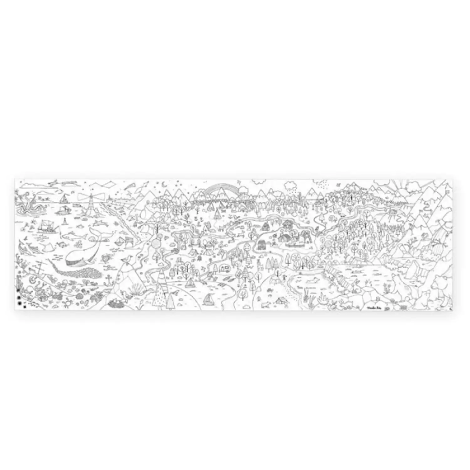 Coloriage géant l'explorateur Le jardin du Moulin - 712608 - Moulin Roty – Image 2