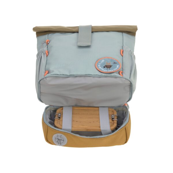 Mini Sac à Dos Rolltop Nature bleu clair - Lassig - 1203037457 – Image 3