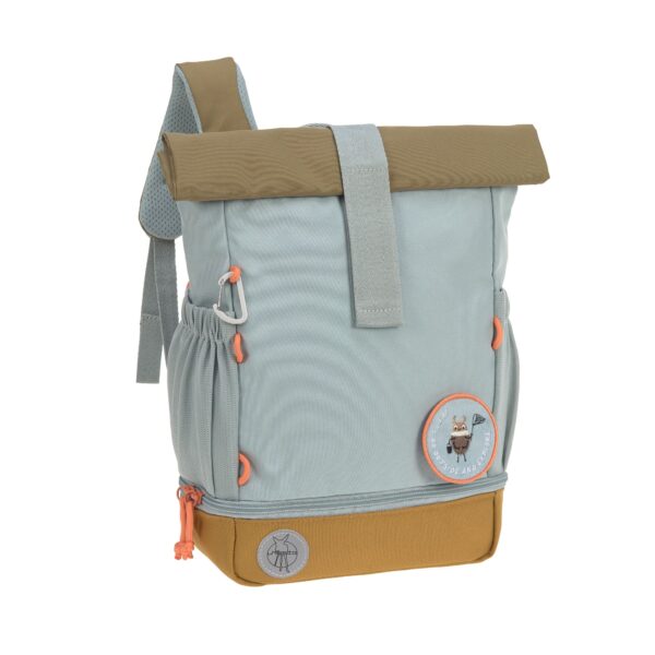 Mini Sac à Dos Rolltop Nature bleu clair - Lassig - 1203037457