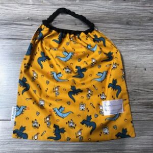 Serviette de Cantine à Elastique Chevaliers et Dragons - TIPOTAM - 4413