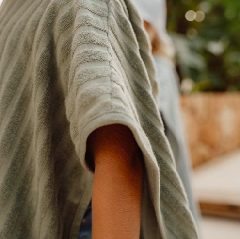 Poncho de plage Olive - TE50813020 - Little Dutch – Image 3