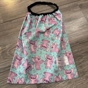 Serviette de Cantine à Elastique Stitch Rose - TIPOTAM - 44138