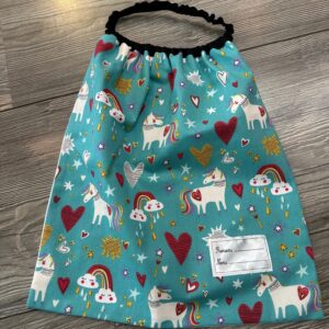 Serviette de Cantine à Elastique Coeur de licorne - TIPOTAM - 44139