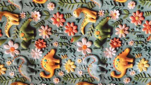 Drap maternelle de Lit Picot - Dinos - TIPOTAM