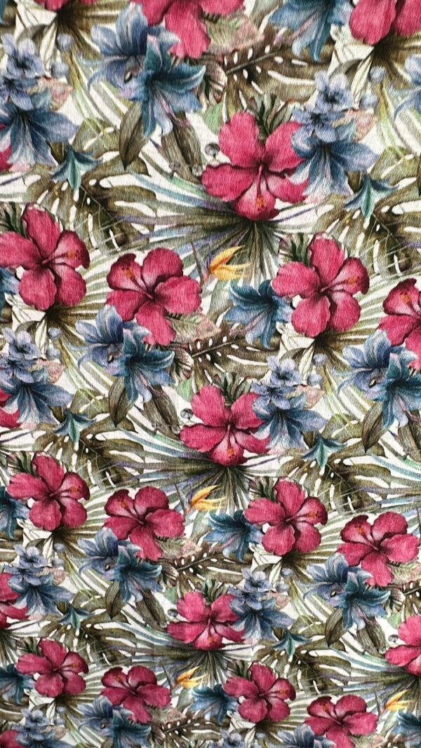 Drap maternelle de Lit Picot - Hibiscus - TIPOTAM
