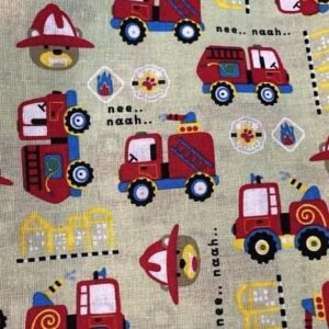 Drap maternelle de Lit Picot - Pompiers - TIPOTAM