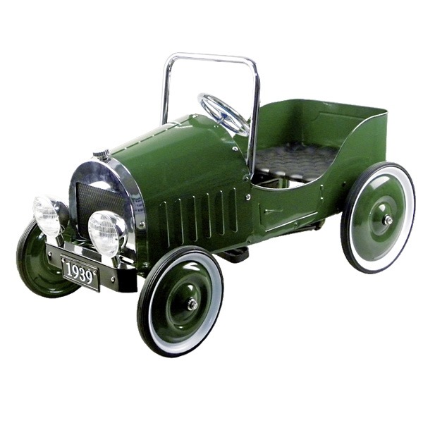 Voiture verte Rétro à Pédales - 14073