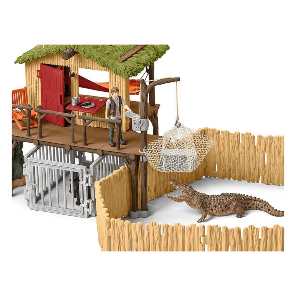 Station de recherche jungle Croco -Schleich- 42350 – Image 2
