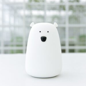 Veilleuse tactile Little L Ours Blanc - OUBLANCM