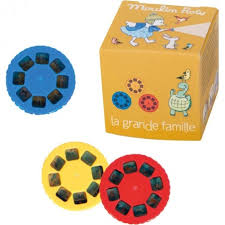3 disques à histoires La Grande Famille  Moulin Roty - 632368