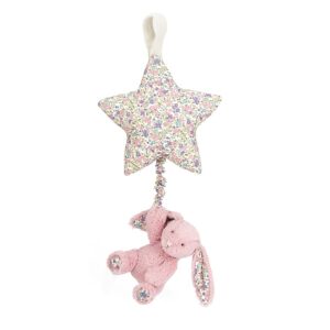 peluche musicale lapin rose