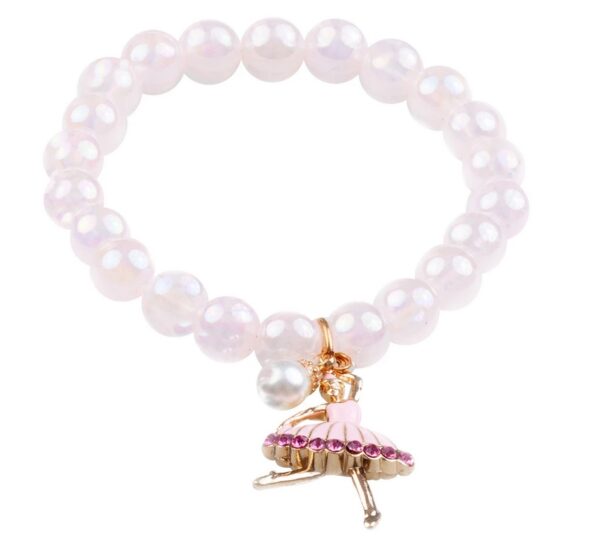 Bracelet à Perles et grande ballerine