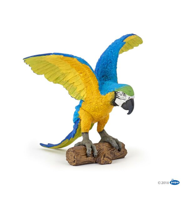 figurine perroquet ara bleu - 50235