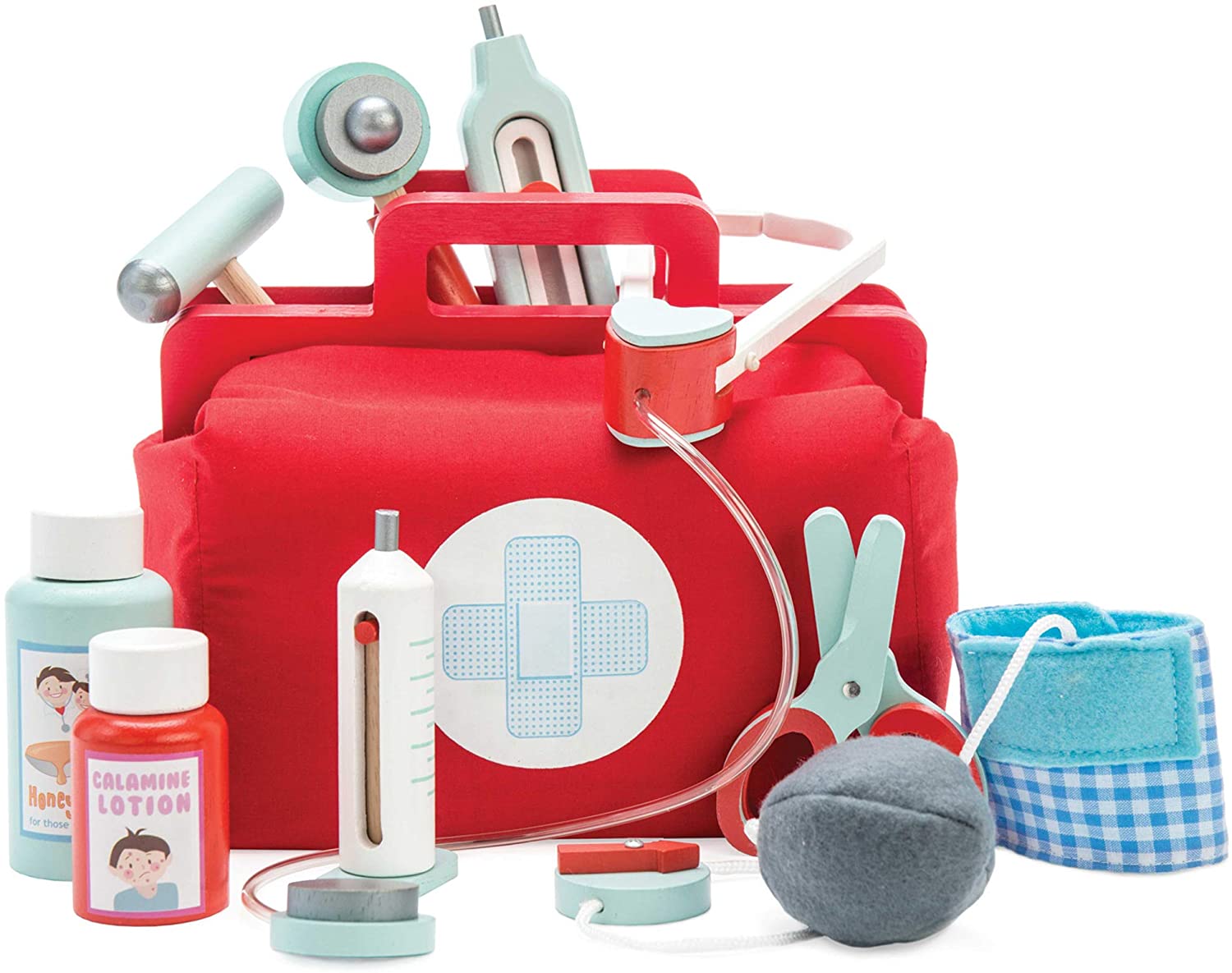 Kit de médecin en bois pour enfants, kit médical Montessori pour  tout-petits, ensemble de jeu