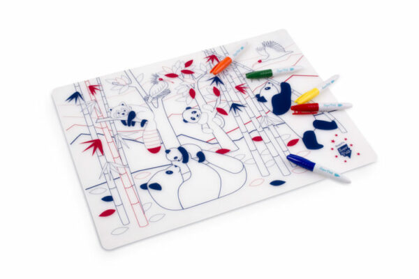 Set de table à colorier à l'infini  Panda - RJ-Panda21 – Image 3
