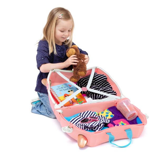 Valise porteur Flamant rose Trunki  - 9220353 – Image 2