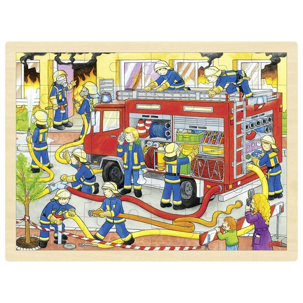 Camion de Pompier avec 2 personnages - Jeu d'Imitation - 3+ Jouet