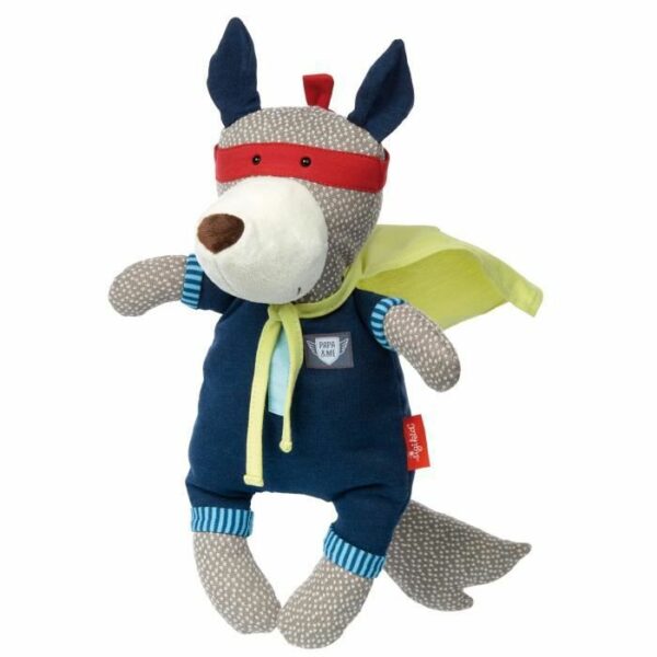Doudou Loup Super Heros Papa Et Moi - 38697