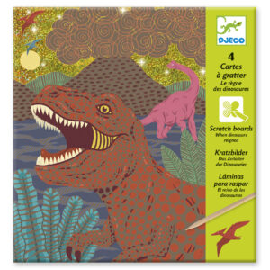 Carte à gratter Dinosaures - DJ09726