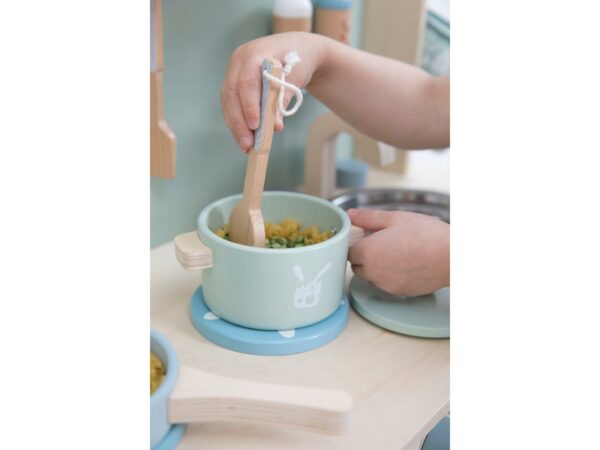 Cuisinière en Bois  équipée Vert menthe - Little Dutch - LD4433 – Image 2