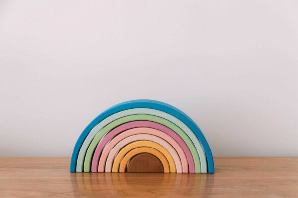 Empilement Arc En Ciel Pastel Médium - Avdar - HHCH