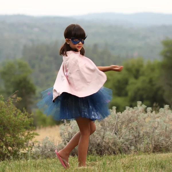 Set de Super-Héroine, Tutu/Cape/Masque, Rose/Bleu, 7-8 ans - Great Pretender - 67887 - Great Pretenders – Image 5