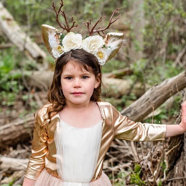 Robe de biche avec serre tête cornes, 7-8 ans - Great Pretender - 31657 - Great Pretenders – Image 3