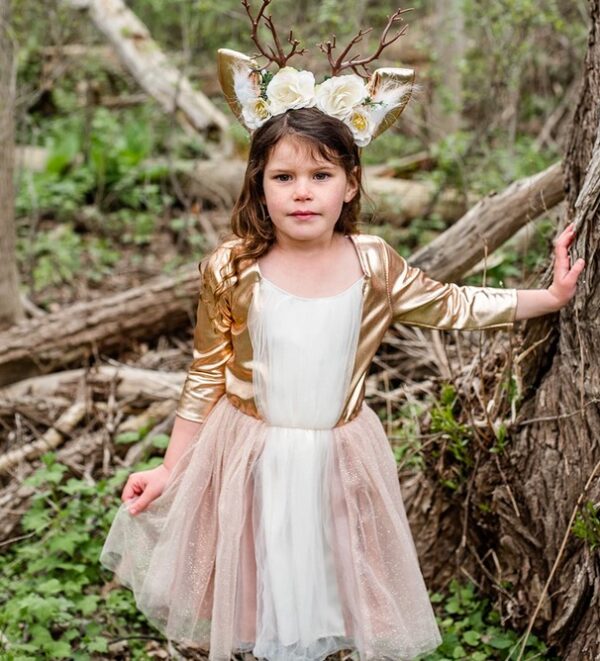 Robe de biche avec serre tête cornes, 7-8 ans - Great Pretender - 31657 - Great Pretenders – Image 4