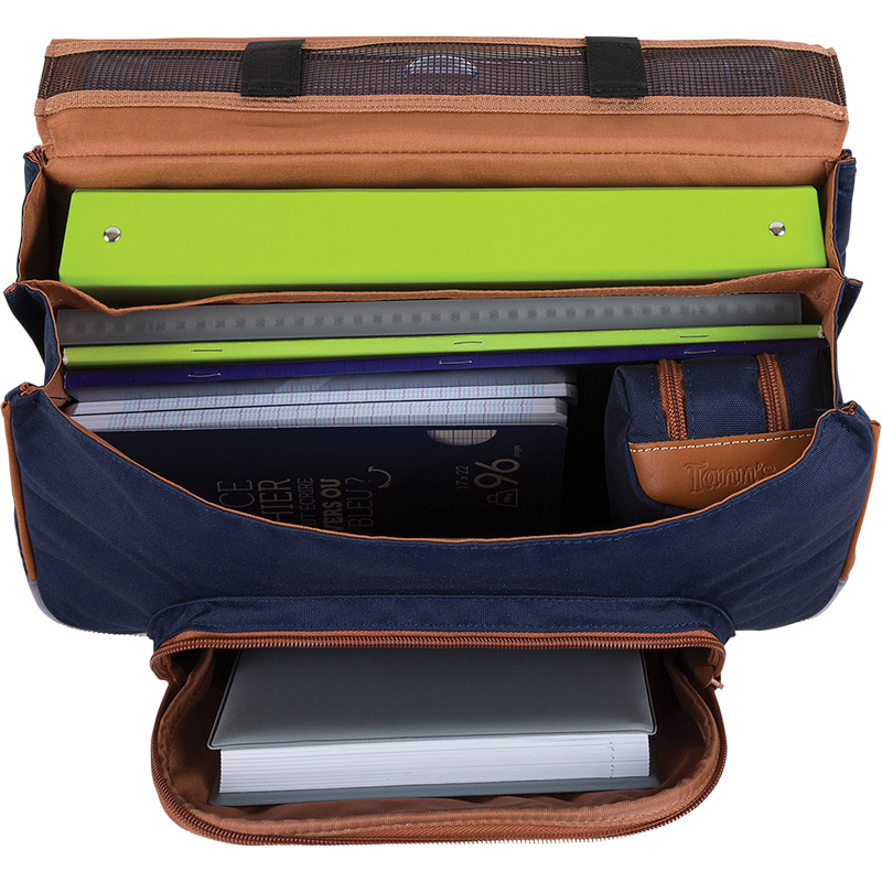 Cartable 38 cm Tann's Gabin marinière - Tann's - 38225 – Image 4