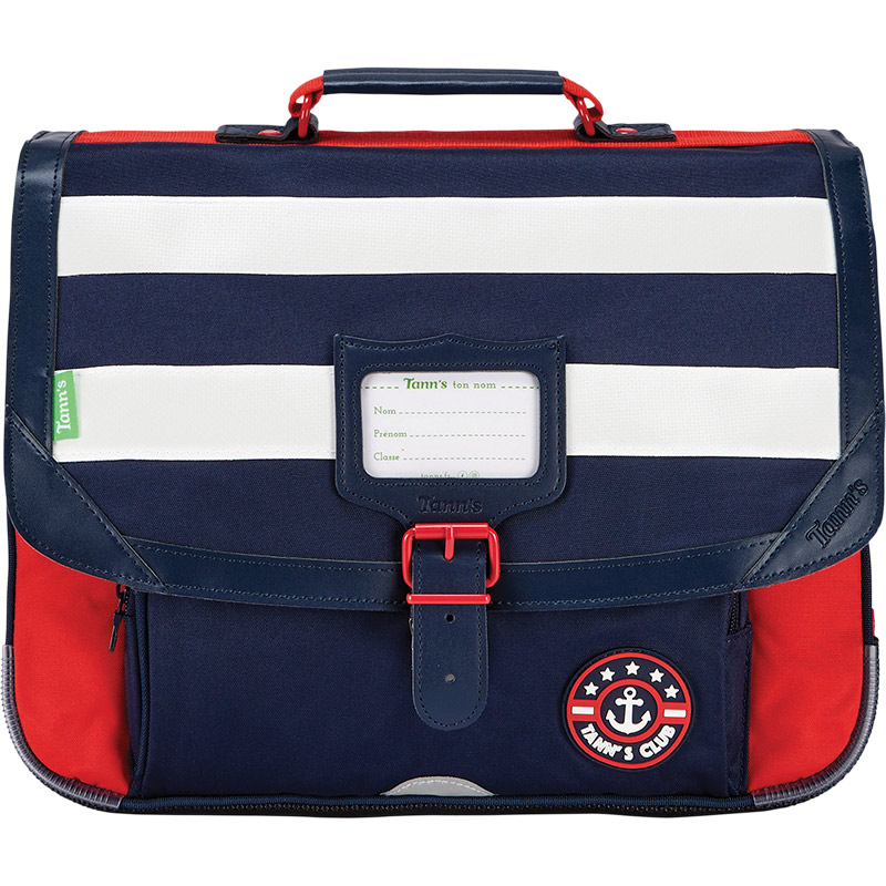 Cartable 38 cm Tann's Gabin marinière - Tann's - 38225