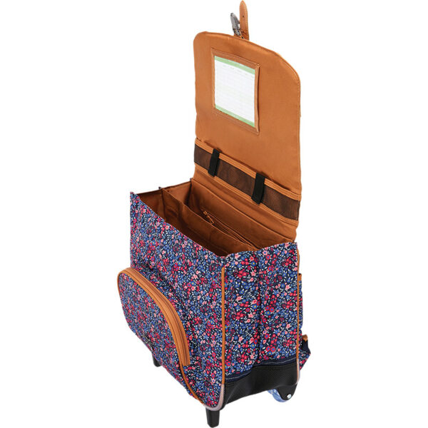 Trolley 38 cm Tann's Marie fleurs bleues - Tann's - 42264 – Image 2