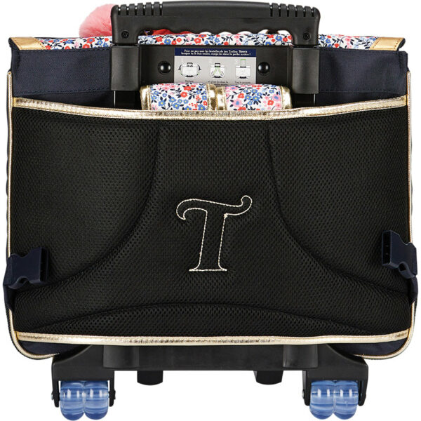 Cartable à roulettes 38 cm Antonia bleu - Tann's - 42265 – Image 3