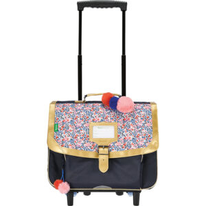 Cartable à roulettes 38 cm Antonia bleu - Tann's - 42265