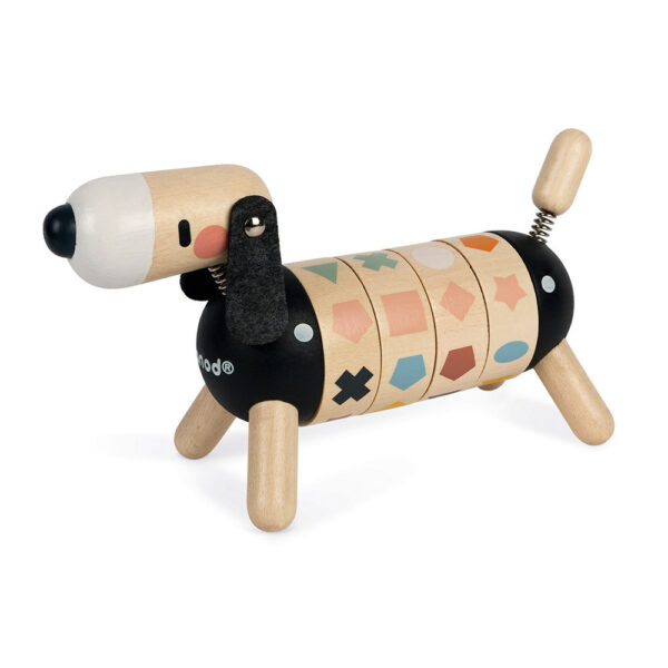 Chien Des Formes Et Des Couleurs Sweet Cocoon -  JANOD - J04421 – Image 3