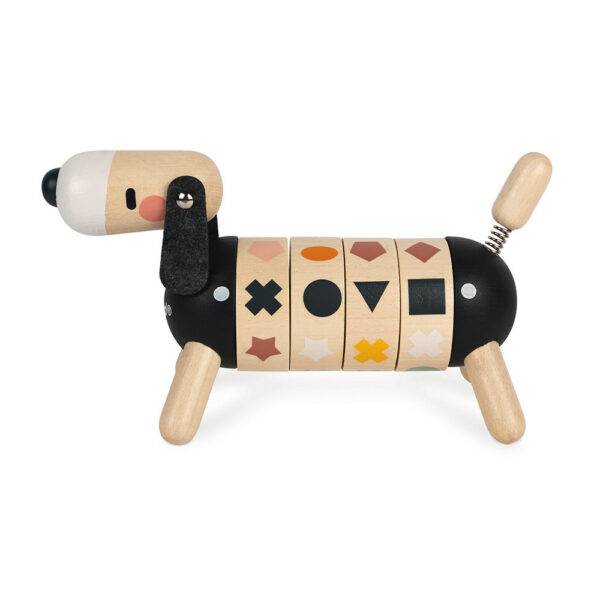 Chien Des Formes Et Des Couleurs Sweet Cocoon -  JANOD - J04421 – Image 2