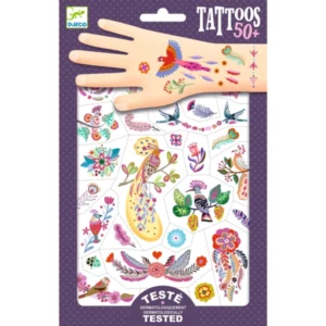 Tatouages Plume Color - DJ09615 - Djéco