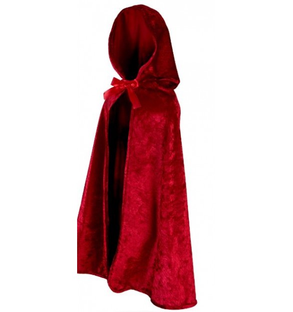 Costume De Petit Chaperon Rouge Pour Femme – Costume D'Halloween, De Fête, De Costumade – Déguisement De Conte De Fées, Rouge, Petit