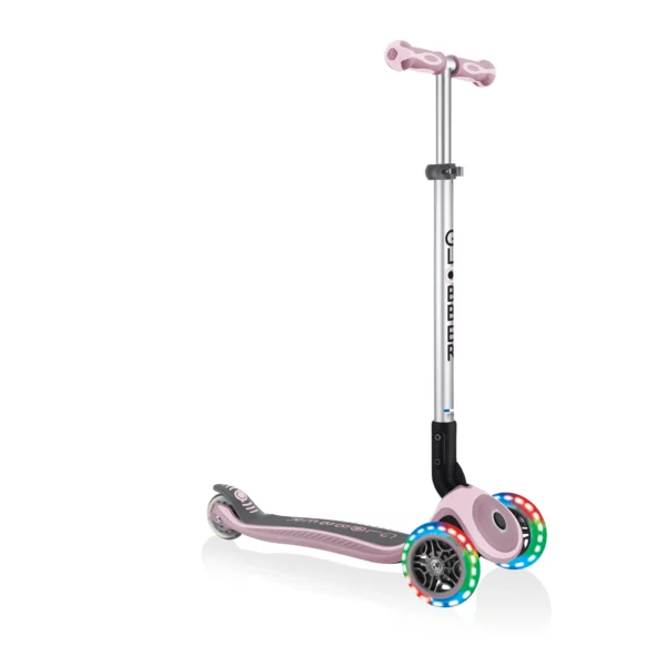 Trottinette Primo Premium Roues Lumineuses Lilas - 438-203
