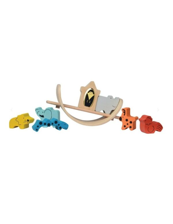 Jeu d'équilibre l'Arche de Noé en bois - Blue Ribbon - B83222 – Image 4