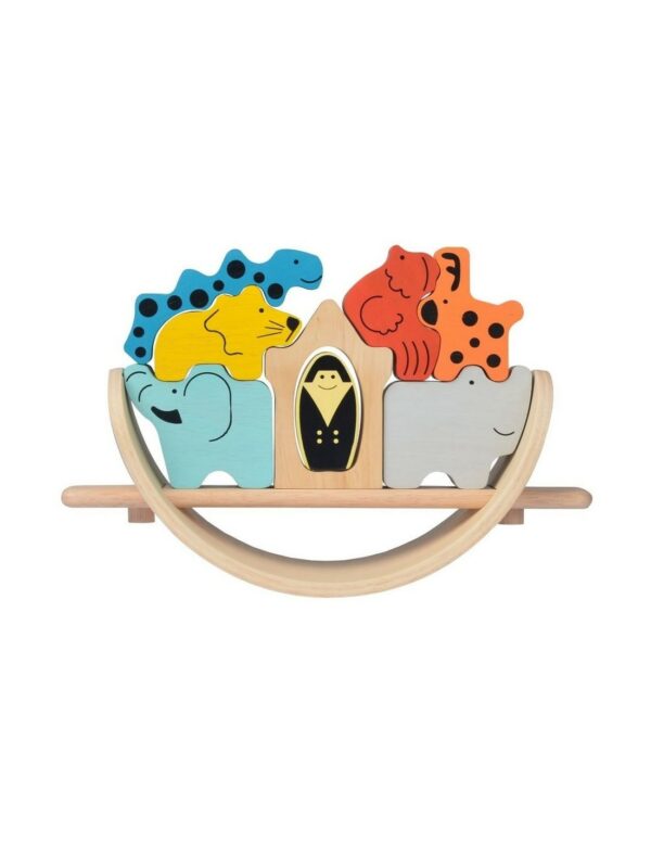 Jeu d'équilibre l'Arche de Noé en bois - Blue Ribbon - B83222