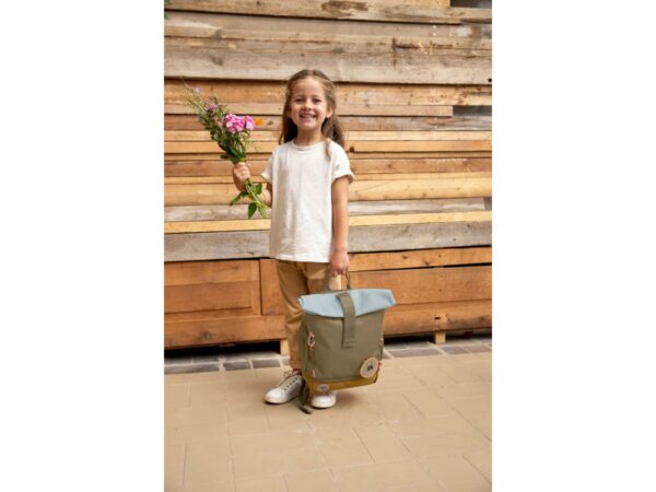 Mini Sac à Dos Rolltop Nature Olive - Lassig - 1203037513 – Image 8