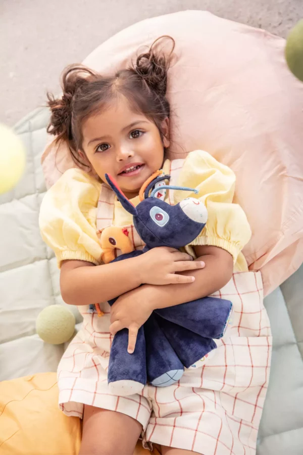 Peluche  d'Activités Ignace l'âne - Lilliputiens - 83435 – Image 2