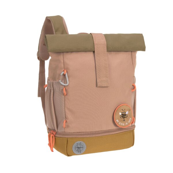 Mini Sac à Dos Rolltop Nature noisette - Lassig - 1203037356