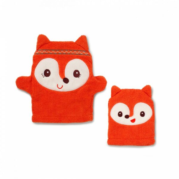 Gants toilette marionnette Alice eco-friendly - Lilliputiens - 83355