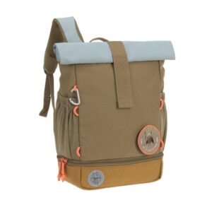 Mini Sac à Dos Rolltop Nature Olive - Lassig - 1203037513