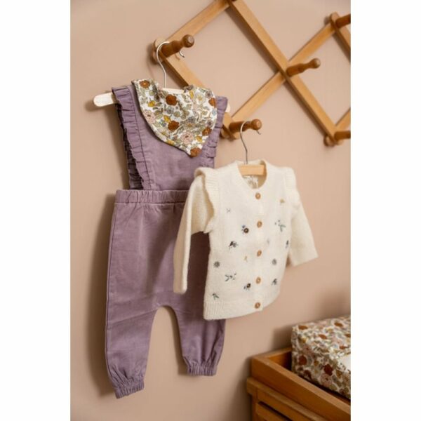 Salopette Corduroy - Mauve  - Little Dutch - CL32601 – Image 3
